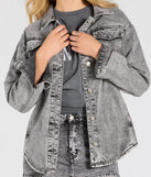Edgy Arrival Moto Denim Jacket