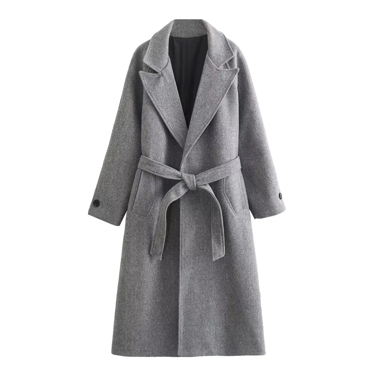 Yvonne Mid Long Lapel Tweed Jacket