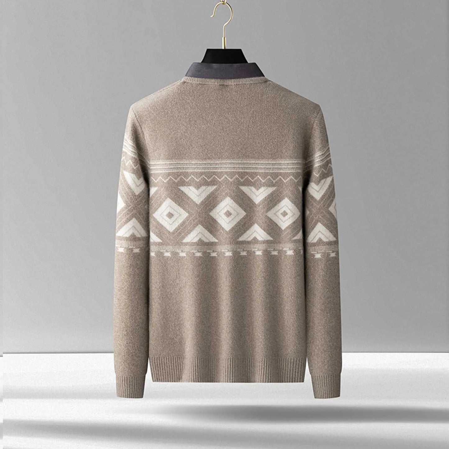 Mathis Sweater with Geometric Patterns