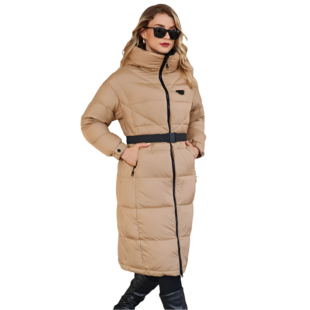 Long and warmth parka for women