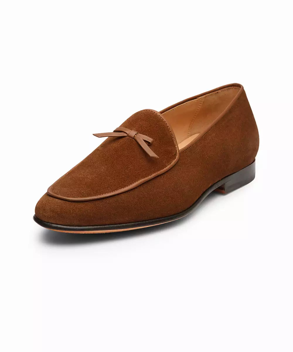 Suede casual loafer