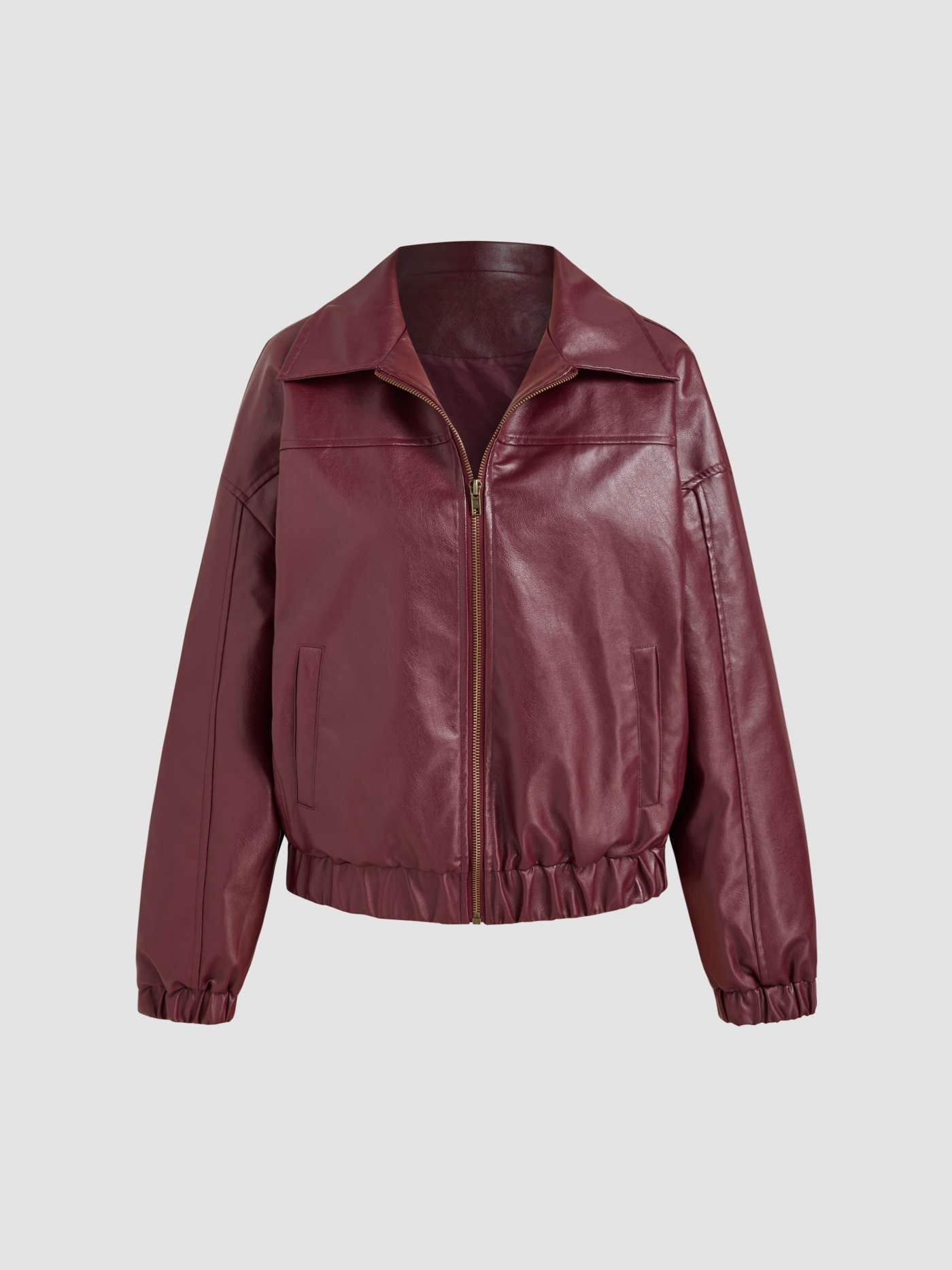 Bree Vegan Leather Bomber Jackets