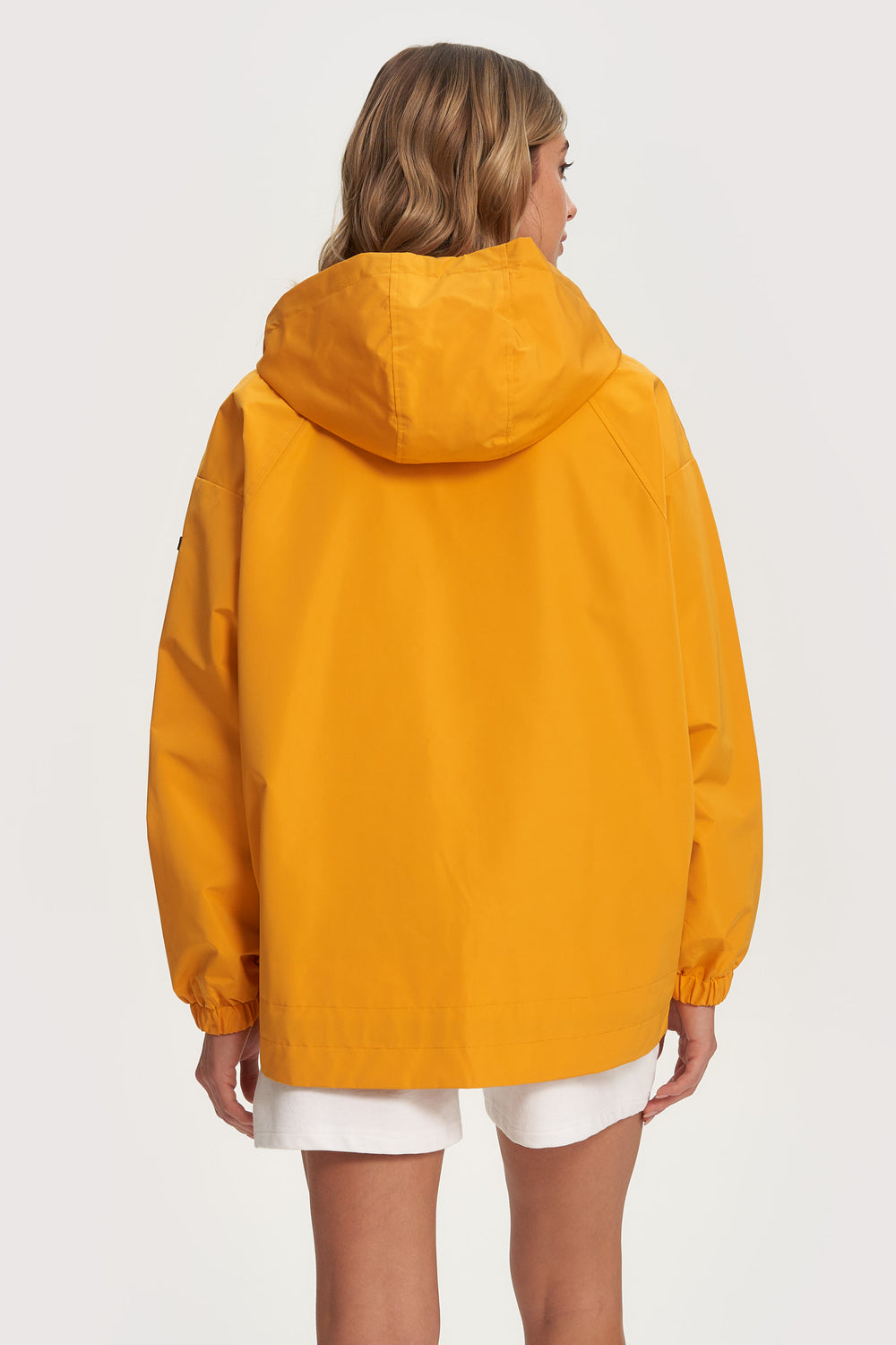 Inbuilt cap raincoat