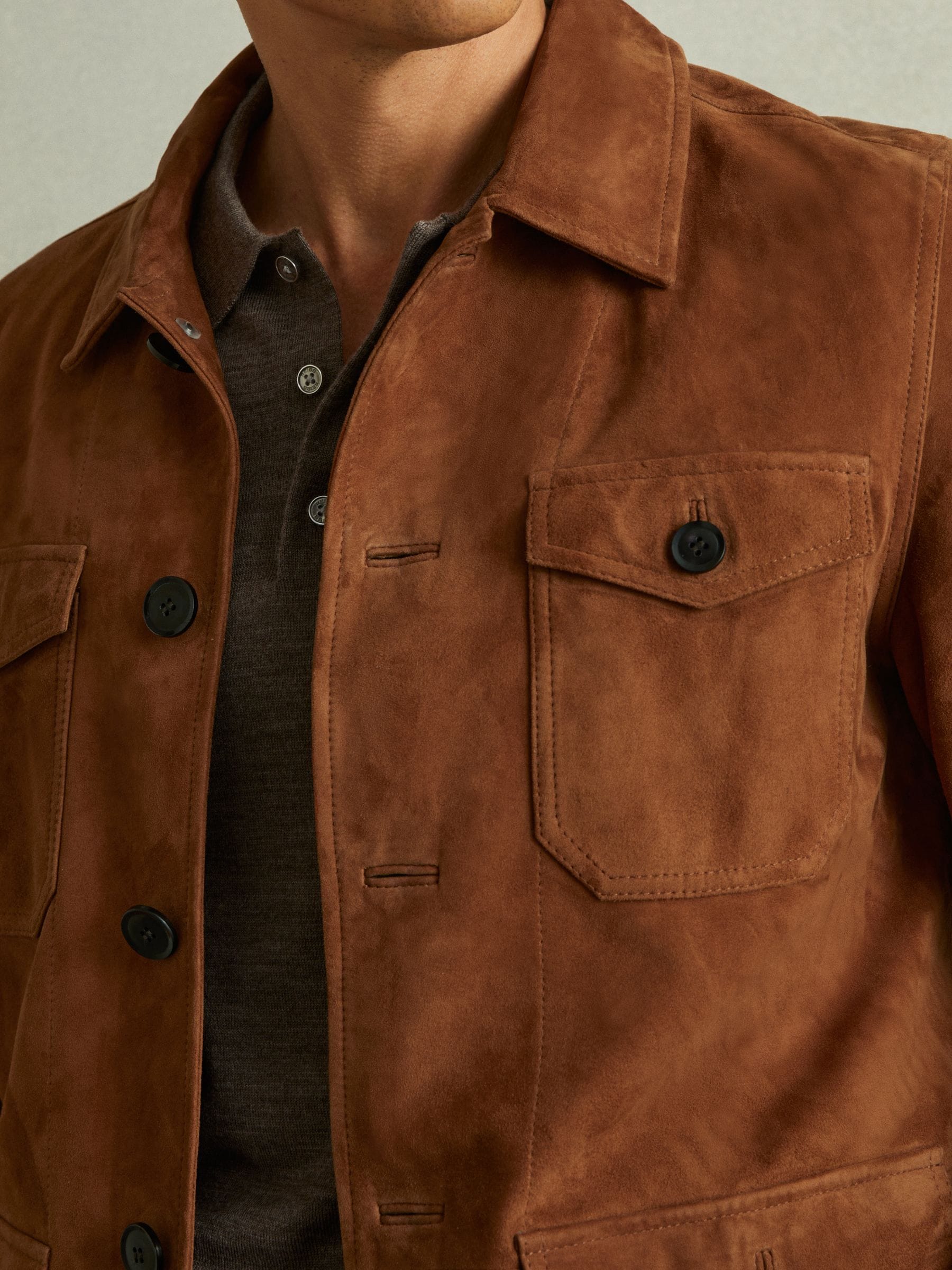 Carmine Men suede leather jacket 