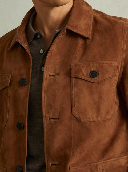 Carmine Men suede leather jacket 