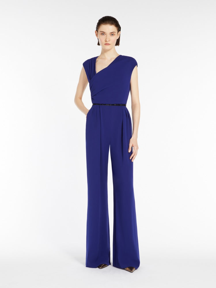 Envers satin one-shoulder jumpsuit