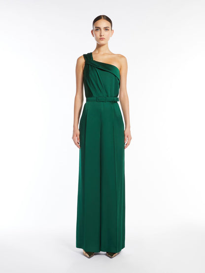 Envers satin one-shoulder jumpsuit