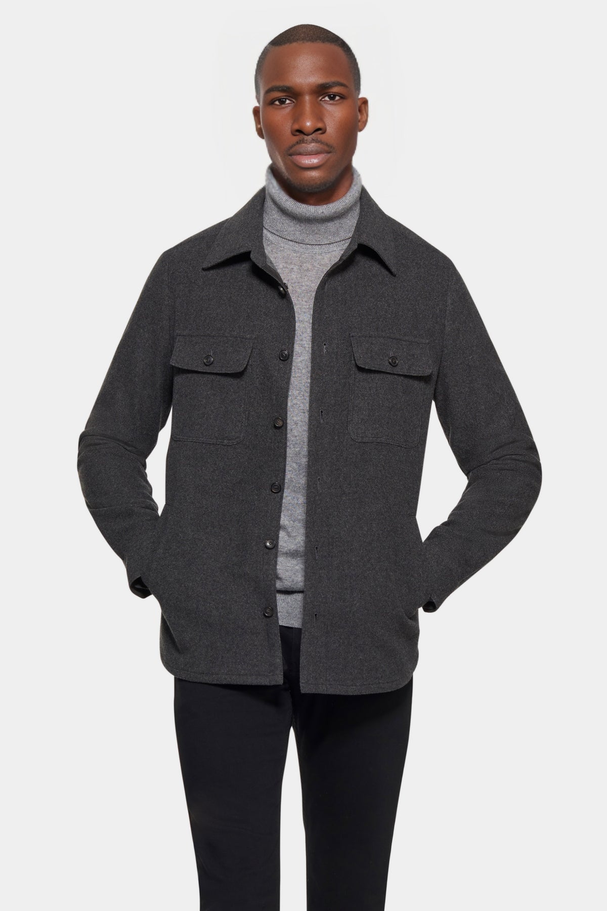 SPEKTRUM SHIRT JACKET CHARCOAL