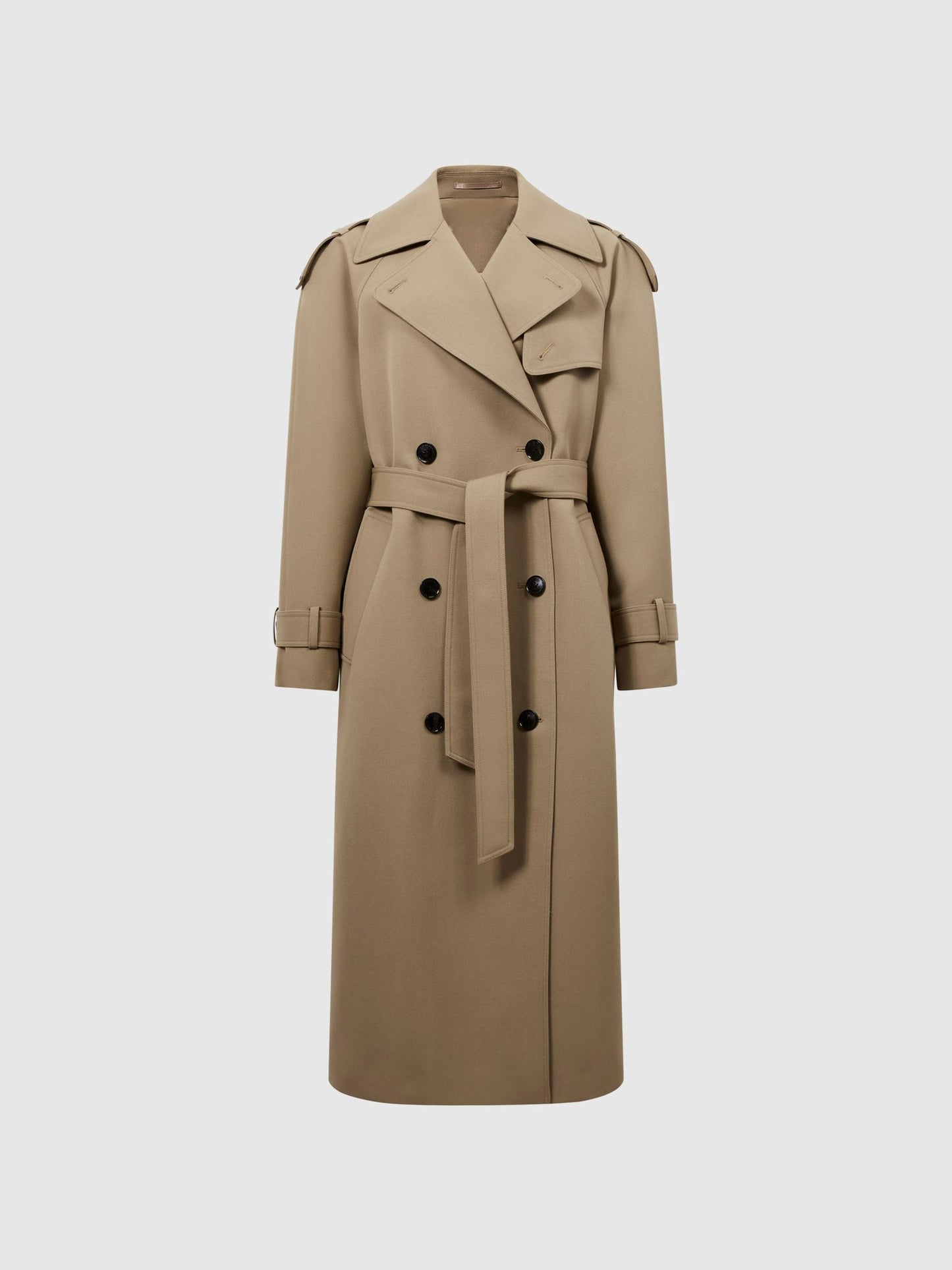 Daria Wool Blend Trench Coat
