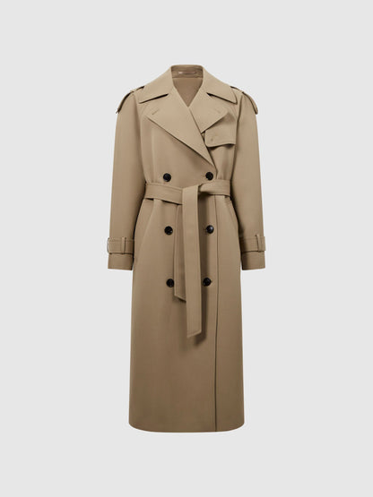 Daria Wool Blend Trench Coat