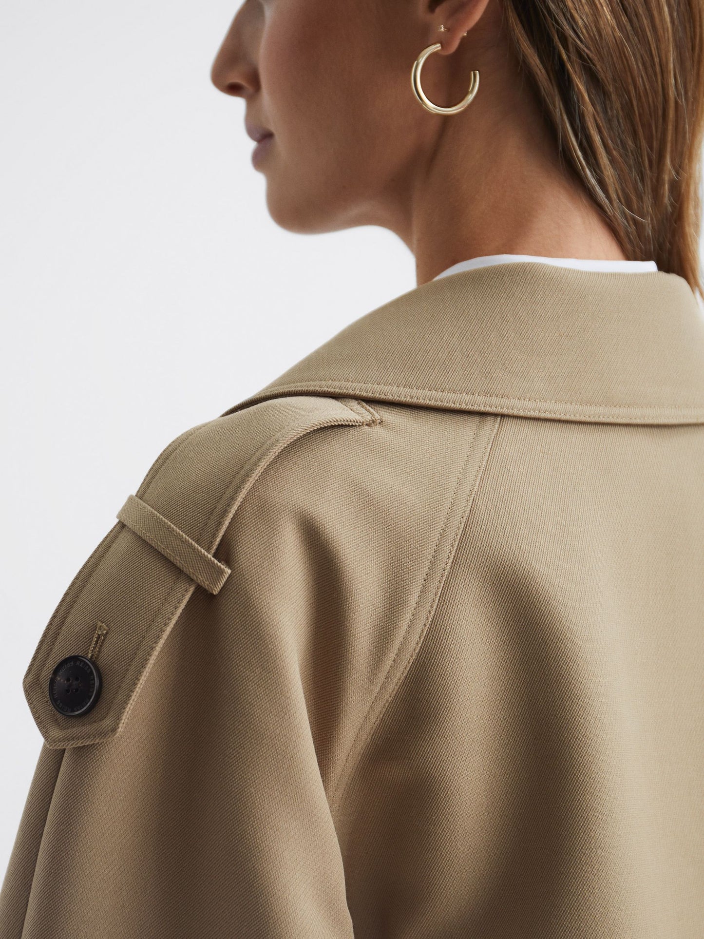 Daria Wool Blend Trench Coat
