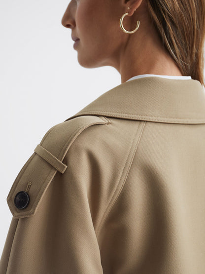 Daria Wool Blend Trench Coat