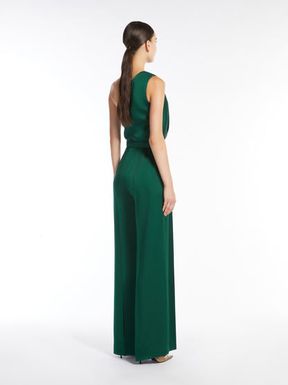 Envers satin one-shoulder jumpsuit