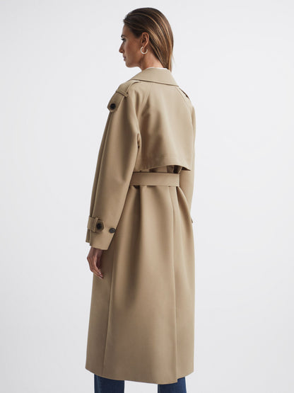 Daria Wool Blend Trench Coat