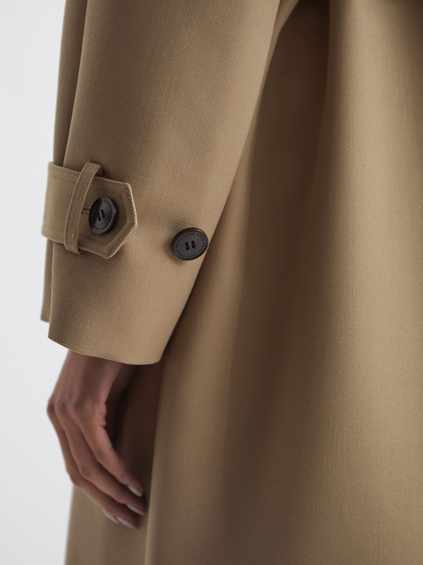 Daria Wool Blend Trench Coat