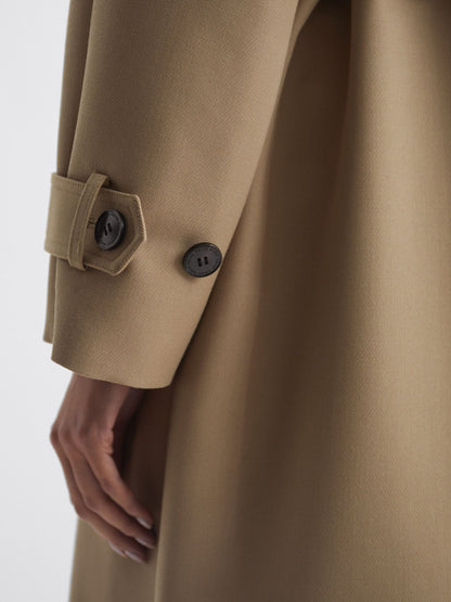 Daria Wool Blend Trench Coat