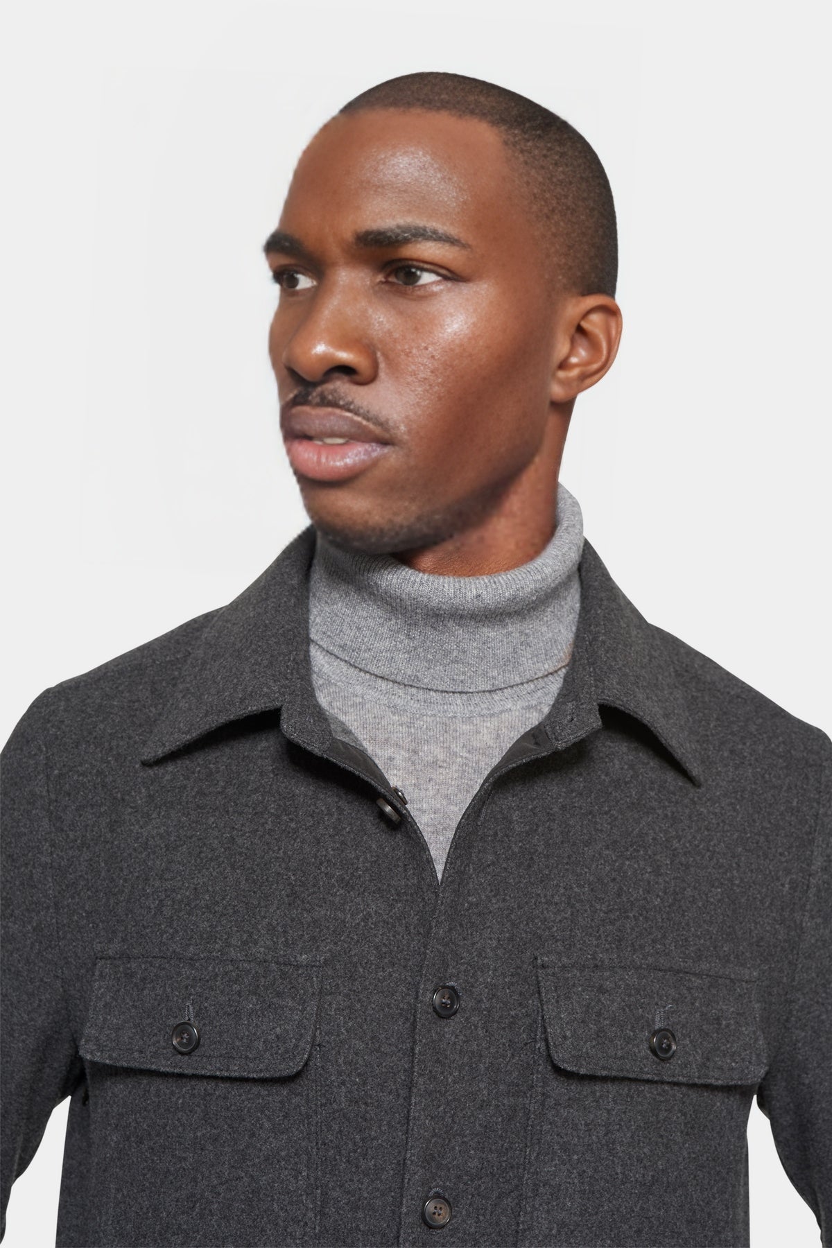 SPEKTRUM SHIRT JACKET CHARCOAL