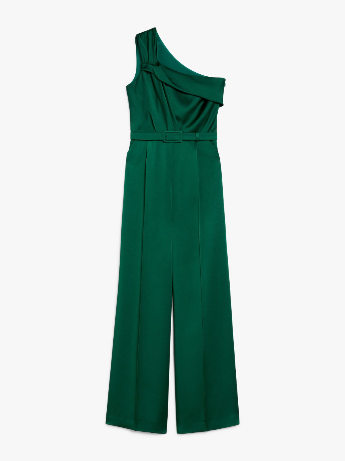 Envers satin one-shoulder jumpsuit
