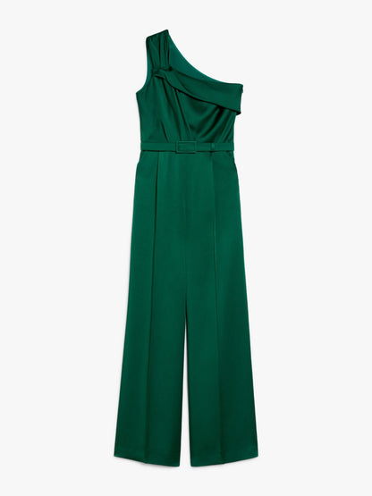 Envers satin one-shoulder jumpsuit