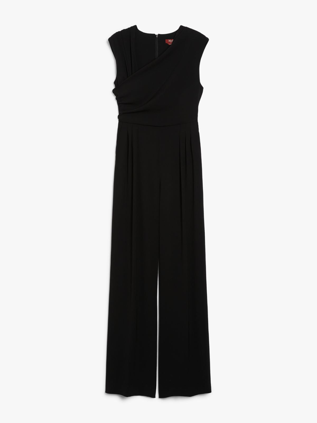 Draped cady jumpsuit