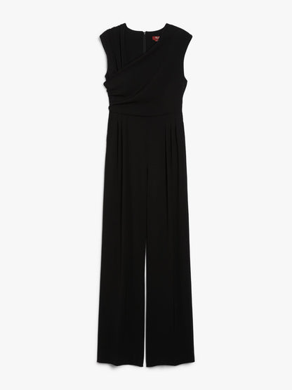 Draped cady jumpsuit