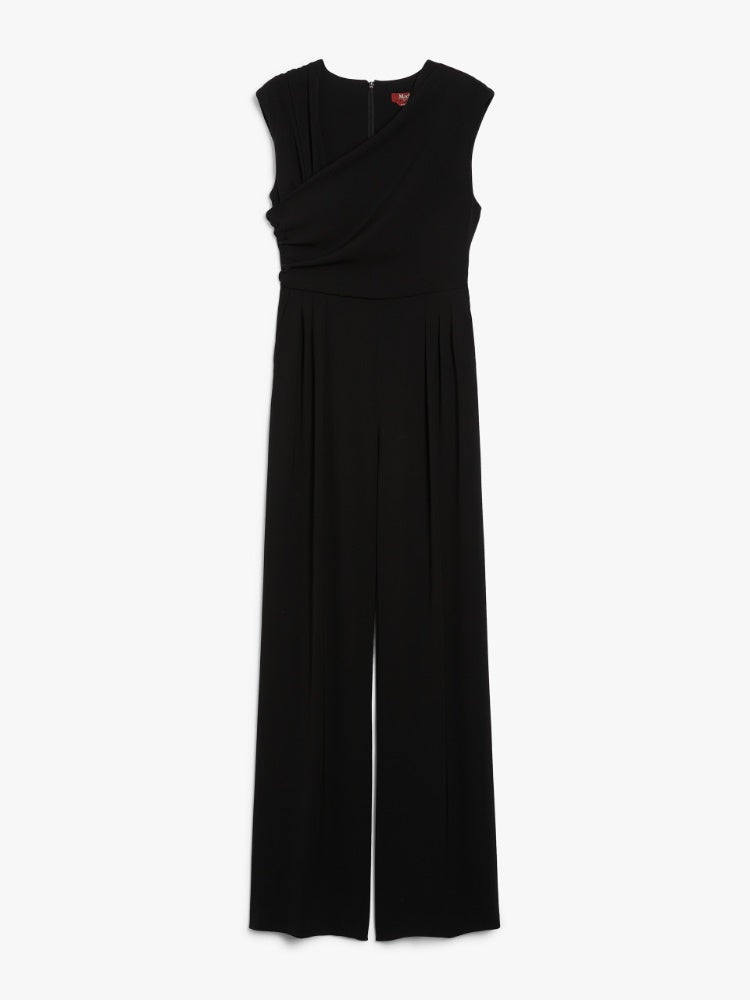Draped cady jumpsuit