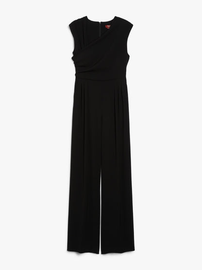 Draped cady jumpsuit